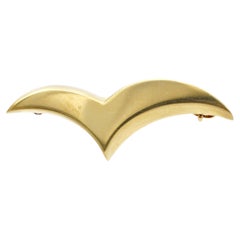 Spilla vintage Tiffany & Co. con gabbiano in oro giallo 18 carati