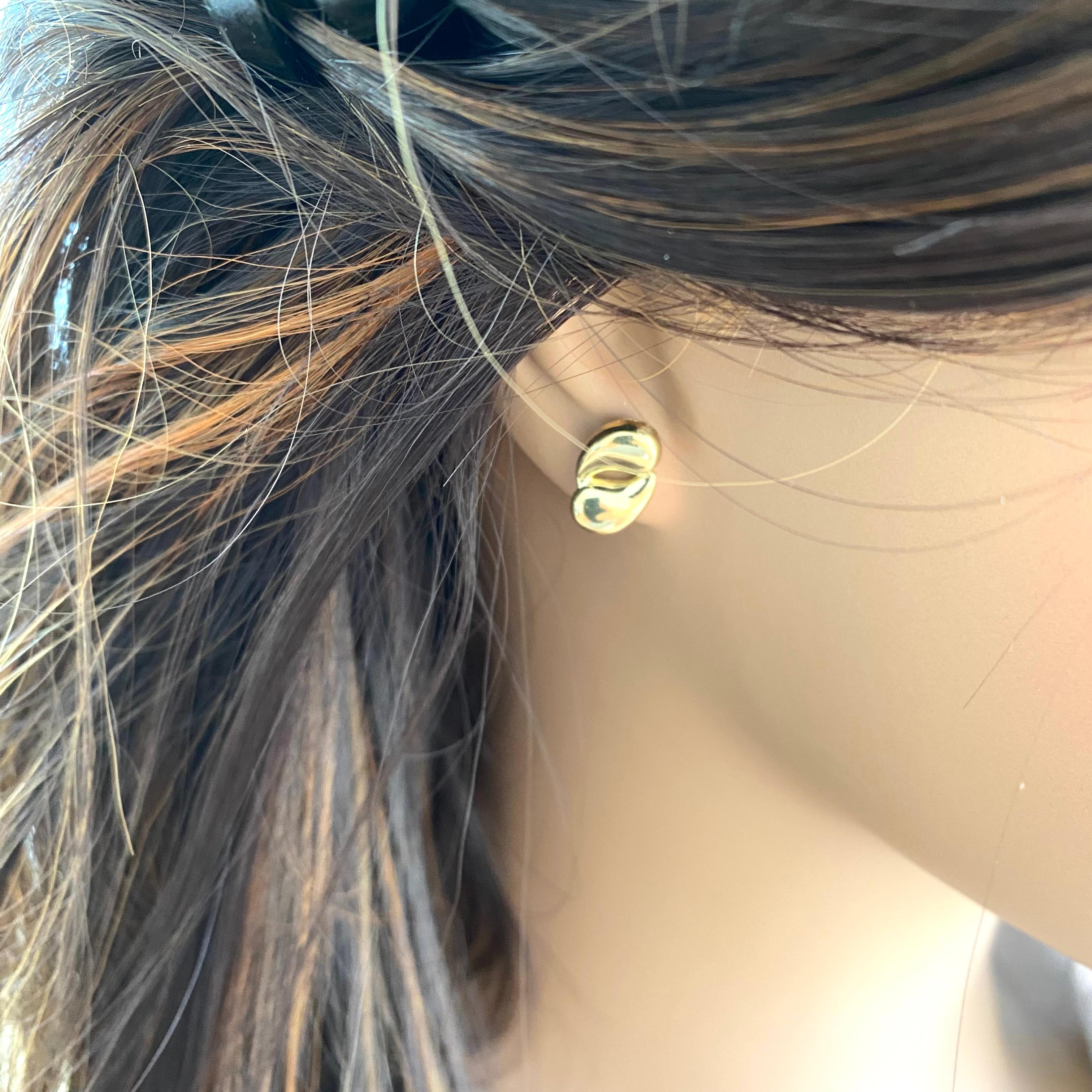 elsa peretti gold earrings