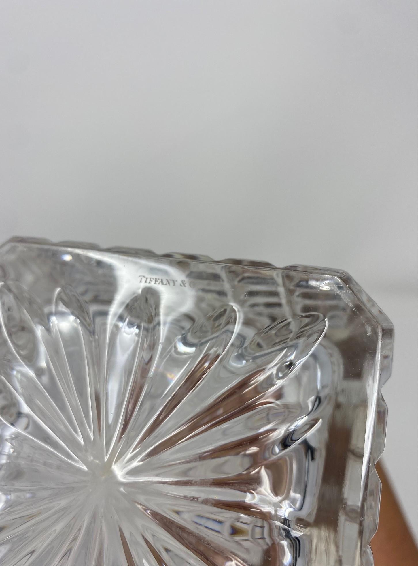 Hand-Crafted Vintage Tiffany and Co. Crystal Liquor Decanter