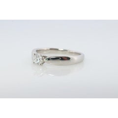 Vintage Tiffany and Co. Bague en diamant. Authentique Tiffany HARMONY platine 0,19 carat