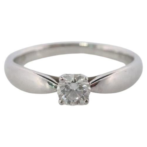 Vintage Tiffany and Co. Bague en diamant. Authentique Tiffany HARMONY platine 0,19 carat