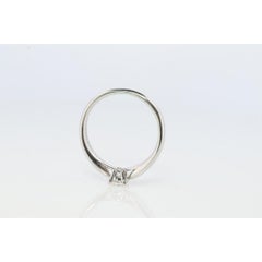 Vintage Tiffany and Co. Bague en diamant. Authentique Tiffany HARMONY platine 0,22 carat