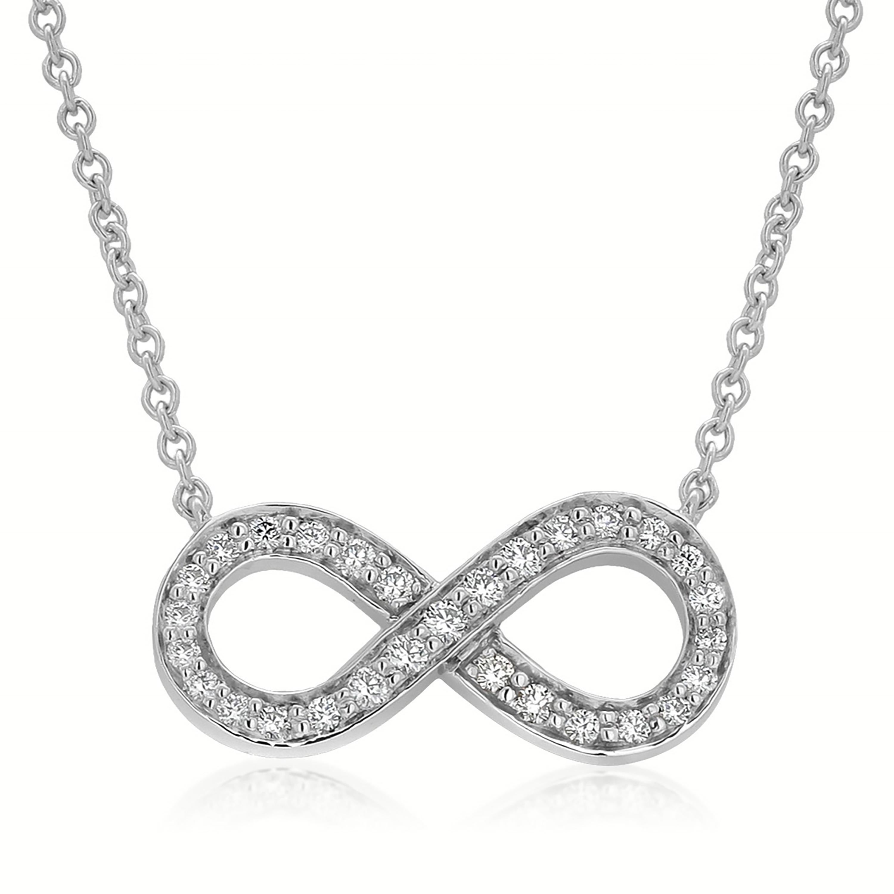 tiffany infinity diamond necklace