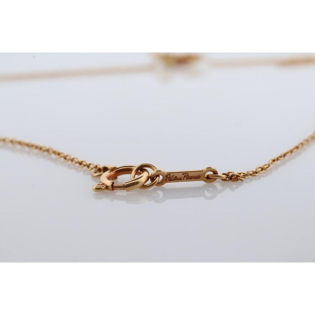 Tiffany & Co. d'epoca. Collana. Ciondolo e collana T&T X Crossover in oro 18k In condizioni buone in vendita a Port Charlotte, FL
