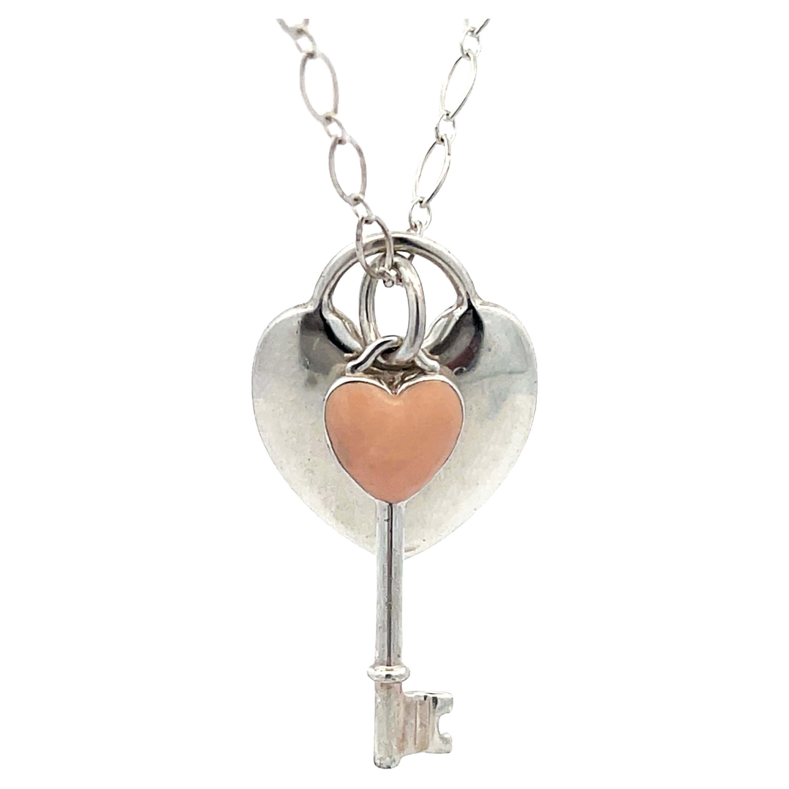 Tiffany & Co - Open Heart Pendant with diamonds - - 18 kt. Pink gold -  Necklace - Catawiki