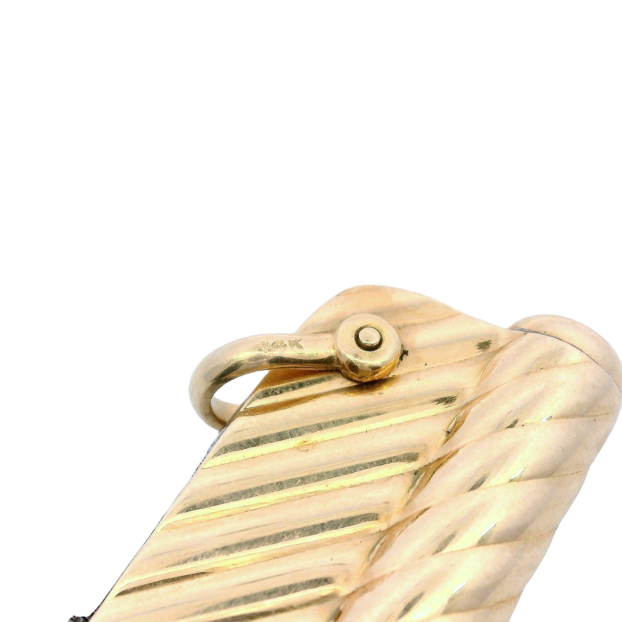 Vintage Tiffany and Co Pocket Knife and Extendable Working Pencil in 14K Gold 3