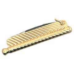 Vintage Tiffany and Co Pocket Knife and Extendable Working Pencil in 14K Gold