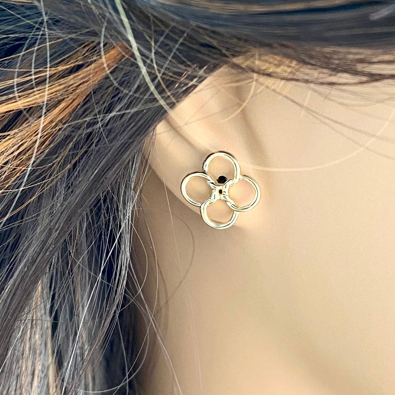 【Tiffany & Co.】Elsa Peretti Quadrifoglio Earrings 海外限定 Elsa Peretti® Quadrifoglio™ earrings in sterling silver