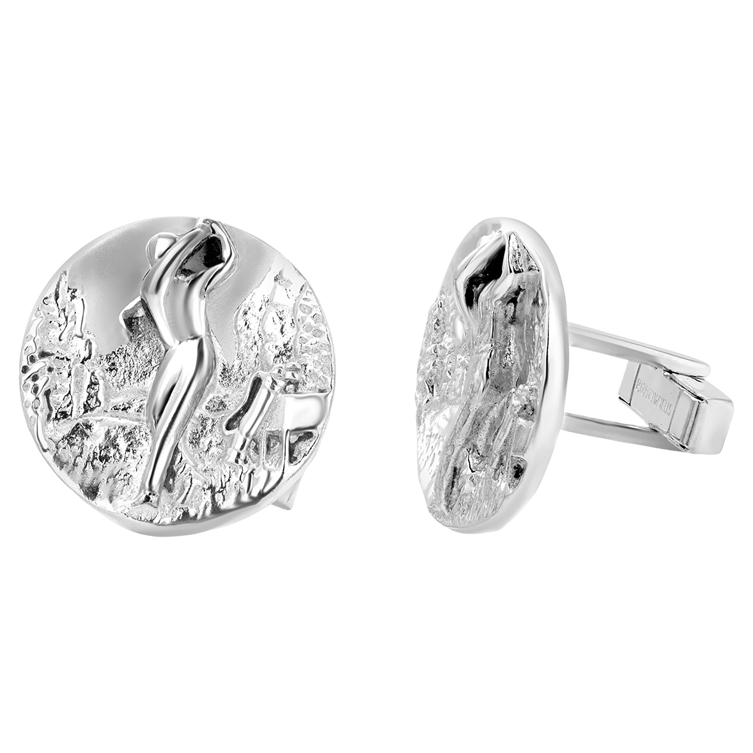 Vintage Tiffany and Co Sterling Silver 14 Karat Yellow Gold Sapphire