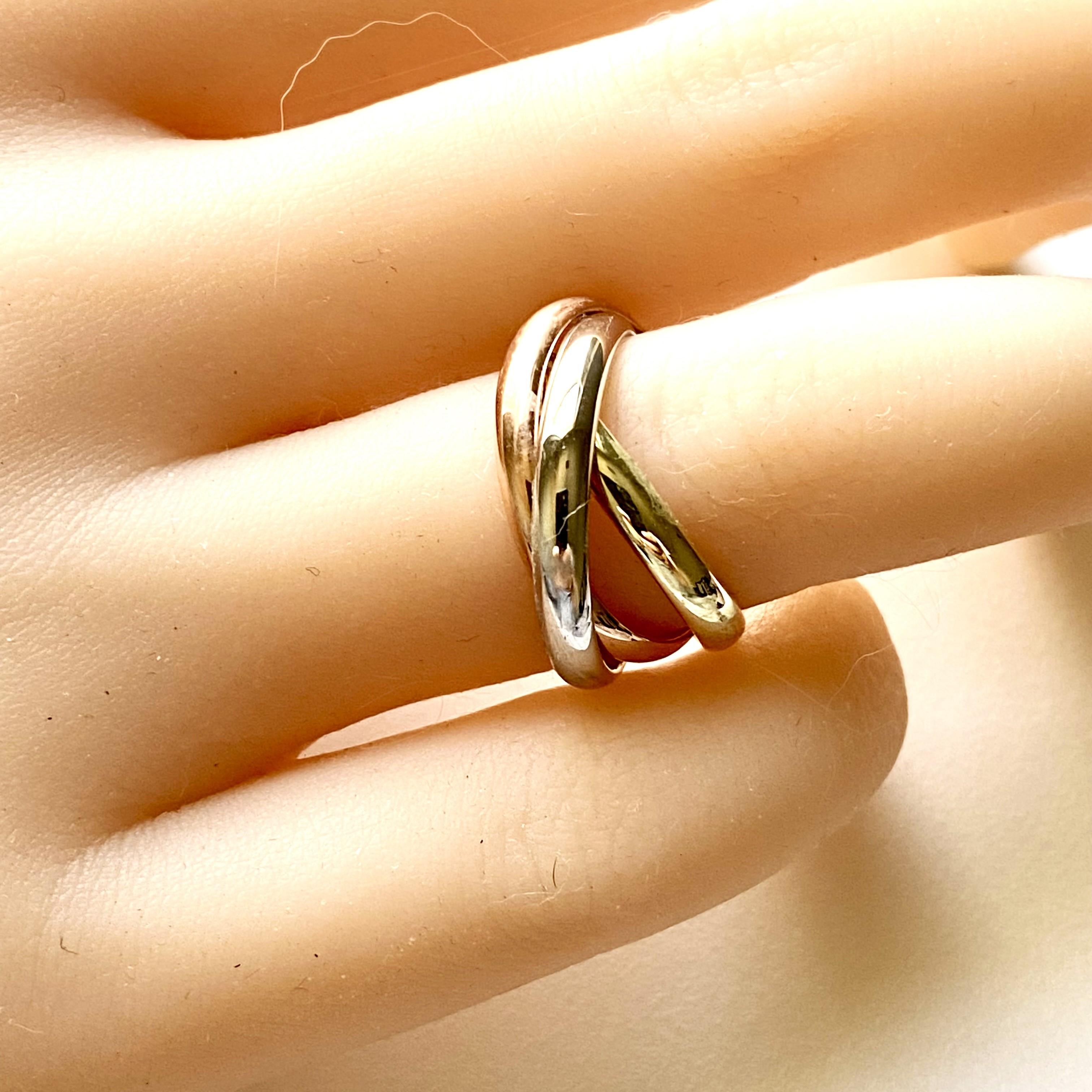 tiffany tricolor ring