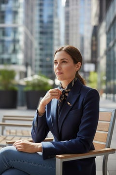 Vintage Tiffany and Company 14 Karat Yellow Gold Two Swimming Dolphins 2.4 Inch