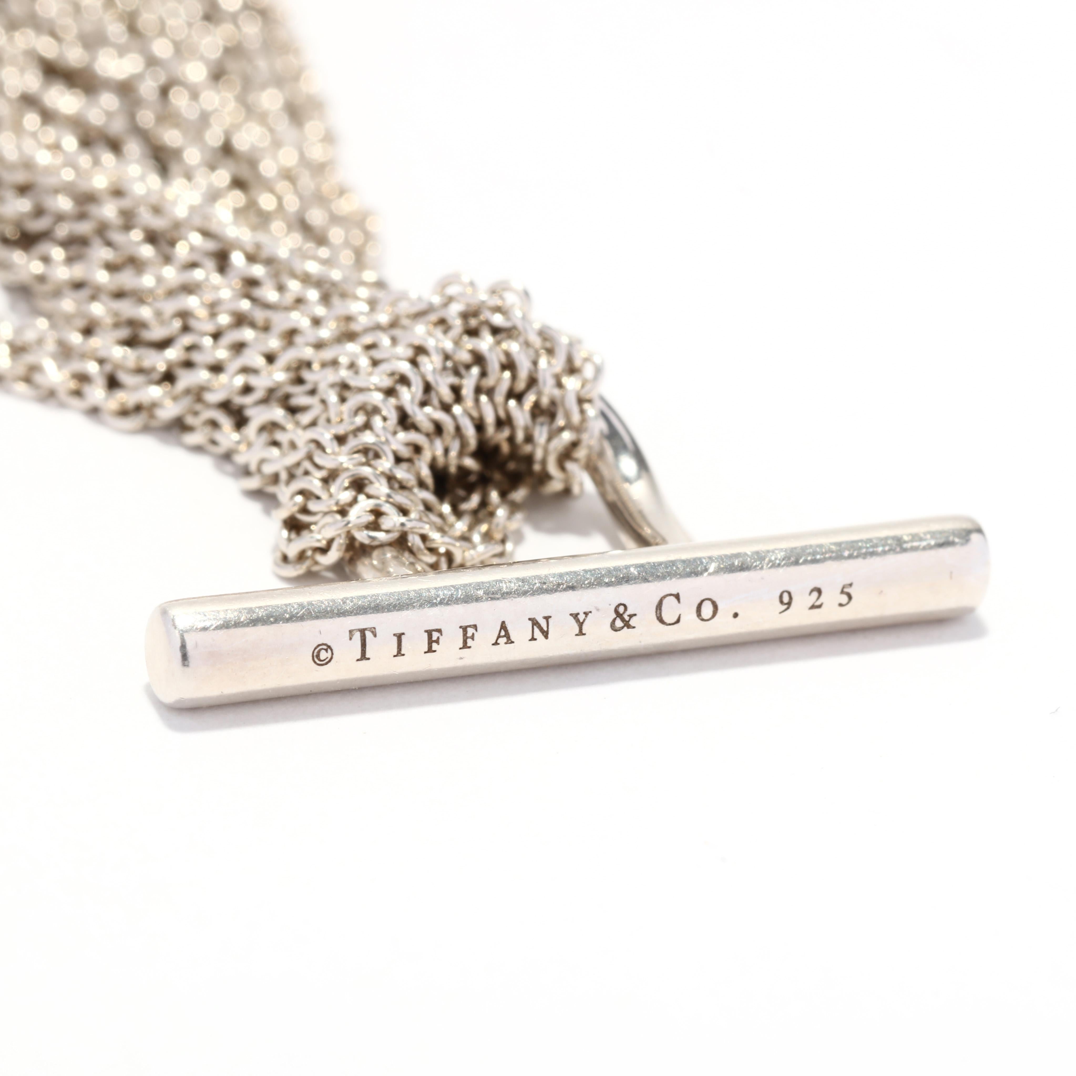 vintage tiffany toggle necklace