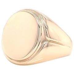 Vintage Tiffany & Co. 14 Karat Gold Signet Ring