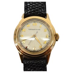 Vintage Tiffany & Co. 14 Karat Gold Wrist Watch w Box
