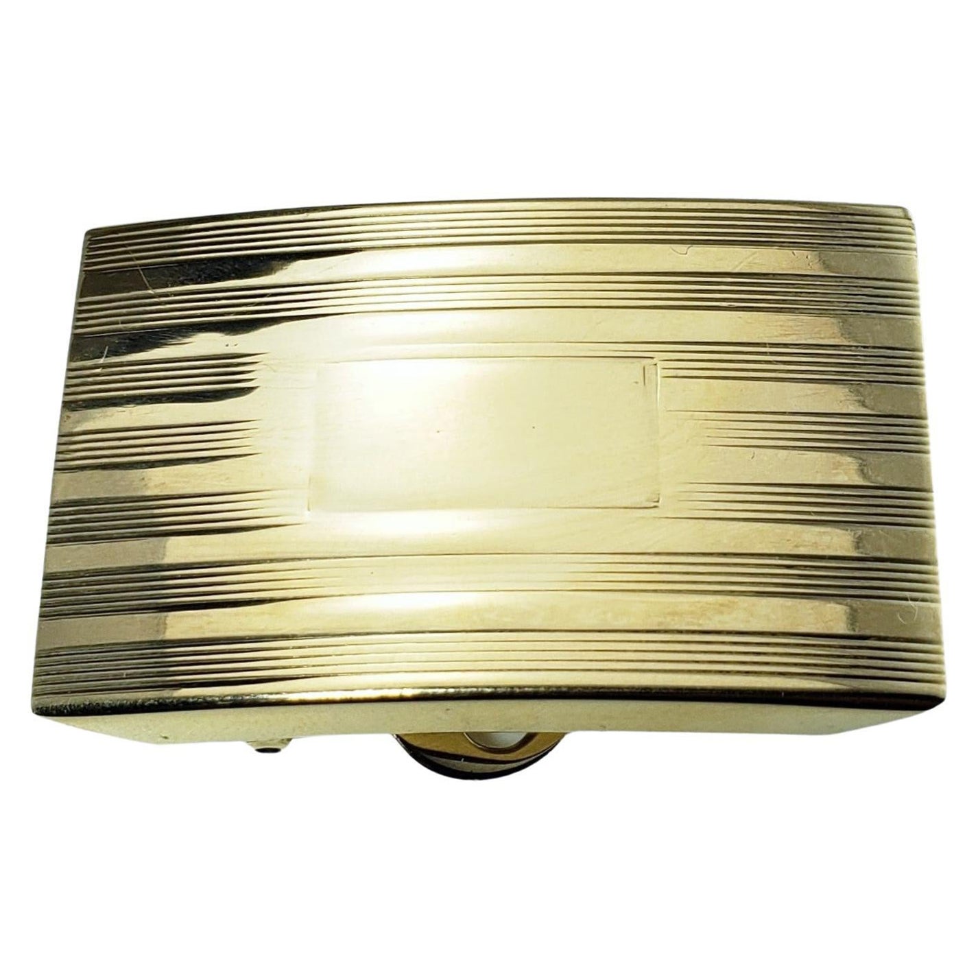 Vintage Tiffany 
Co. 14 Karat Yellow Gold Belt Buckle