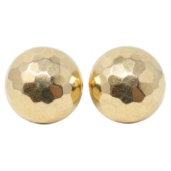 Vintage Tiffany & Co. 14 Karat Yellow Gold Stud Earrings