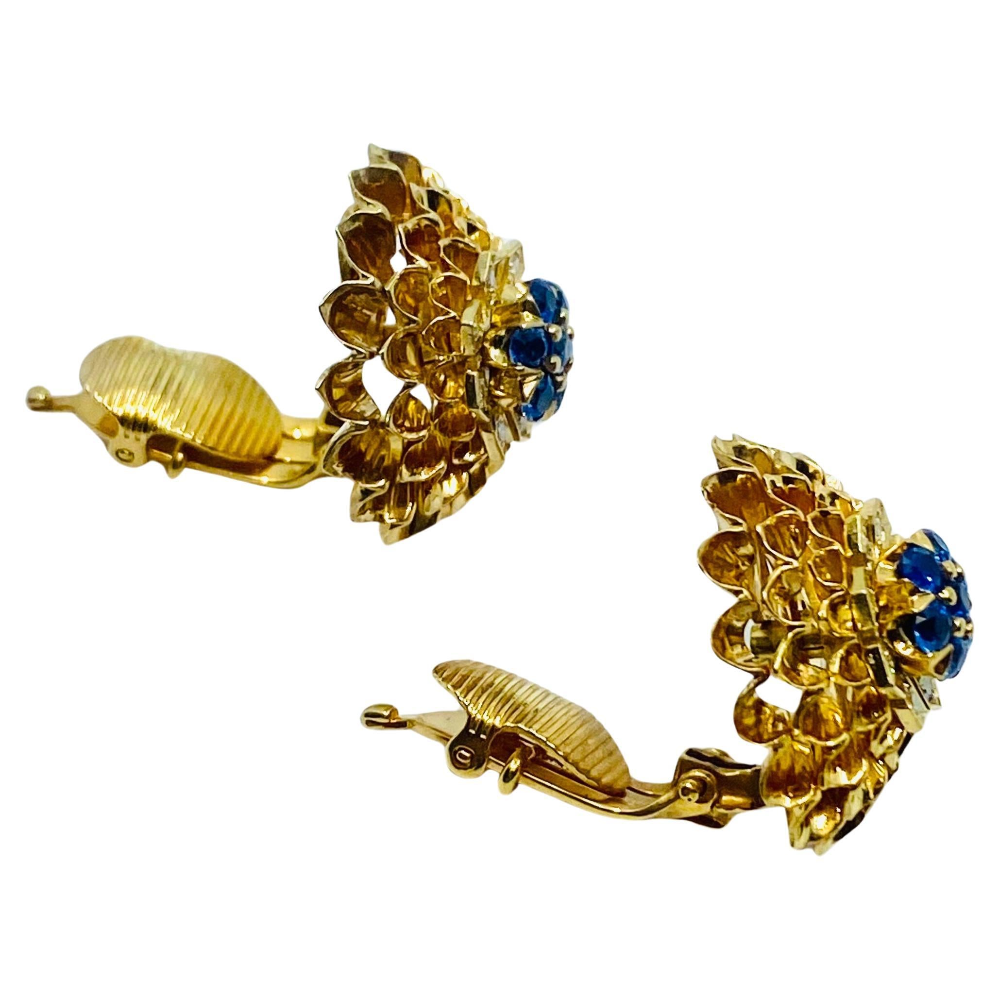 Vintage Tiffany & Co. 14k Gold Saphir-Diamant-Set, Vintage im Angebot 10