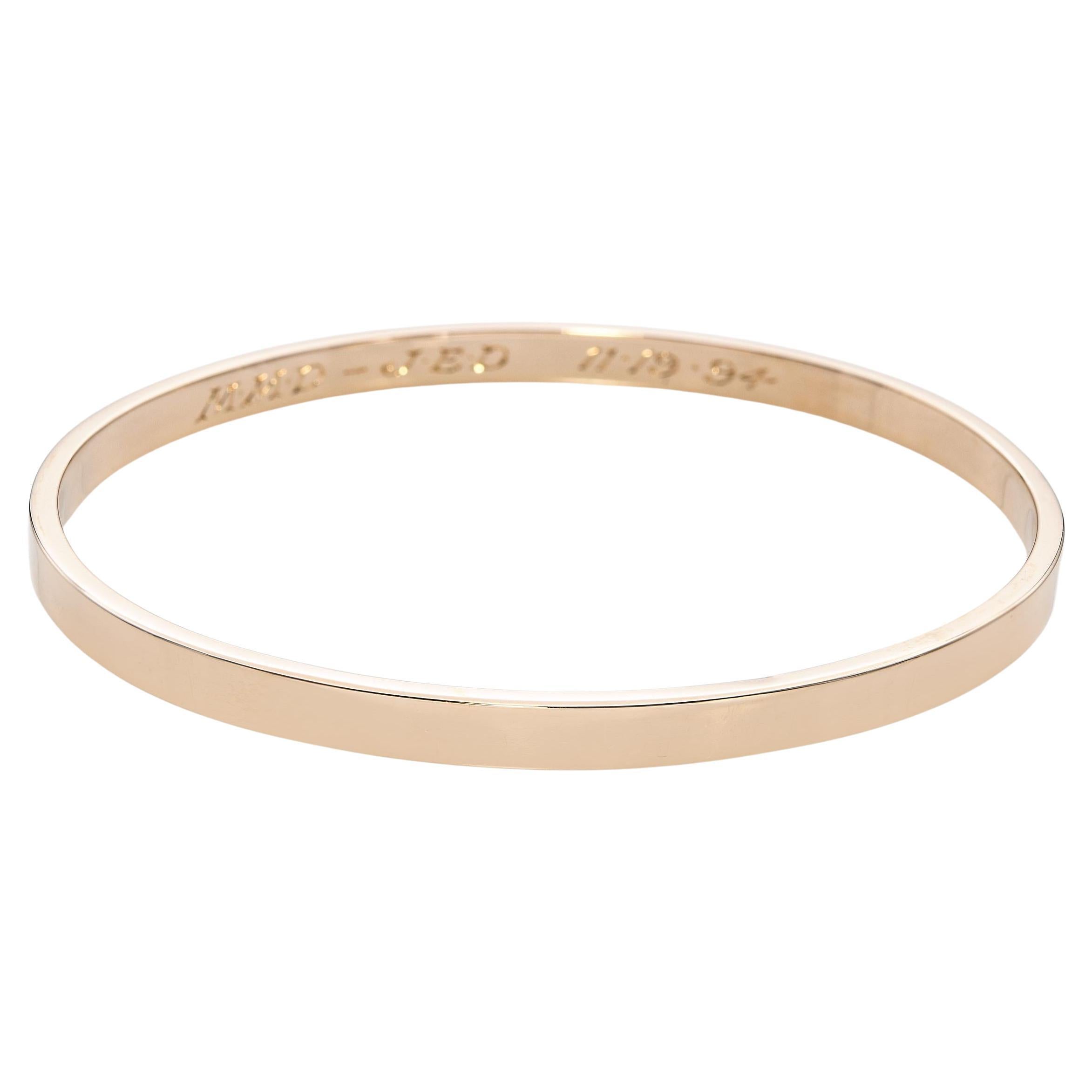 Vintage Tiffany 
Co. 14k Yellow Gold Bangle