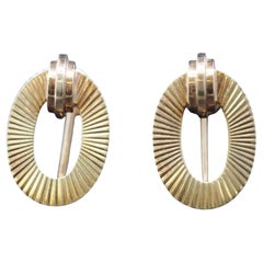 Vintage Tiffany & Co 14K Yellow Gold Earrings