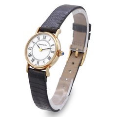Vintage Tiffany & Co 14k Yellow Gold Ladies Quartz Watch