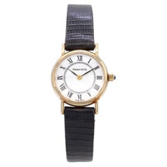 Vintage Tiffany & Co 14k Yellow Gold Ladies Quartz Watch