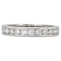 Vintage Tiffany
Co. 1.50 Carat Round Cut Diamond Eternity Band