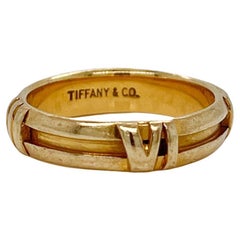 Vintage Tiffany & Co. 18 Karat Gold Atlas Ring, 1990s