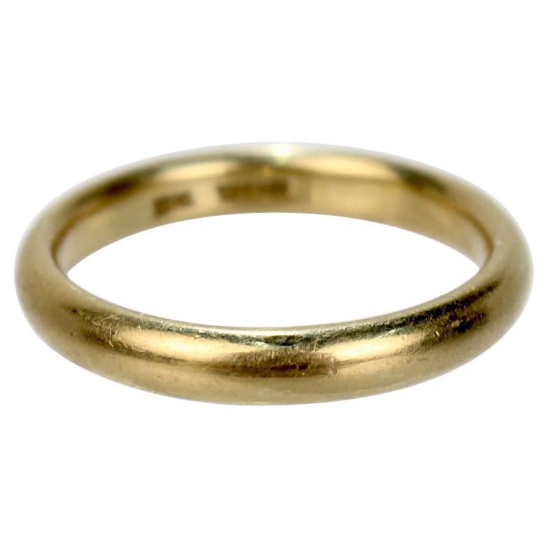 Vintage Tiffany & Co. 18 Karat Gold Wedding Band Ring For Sale