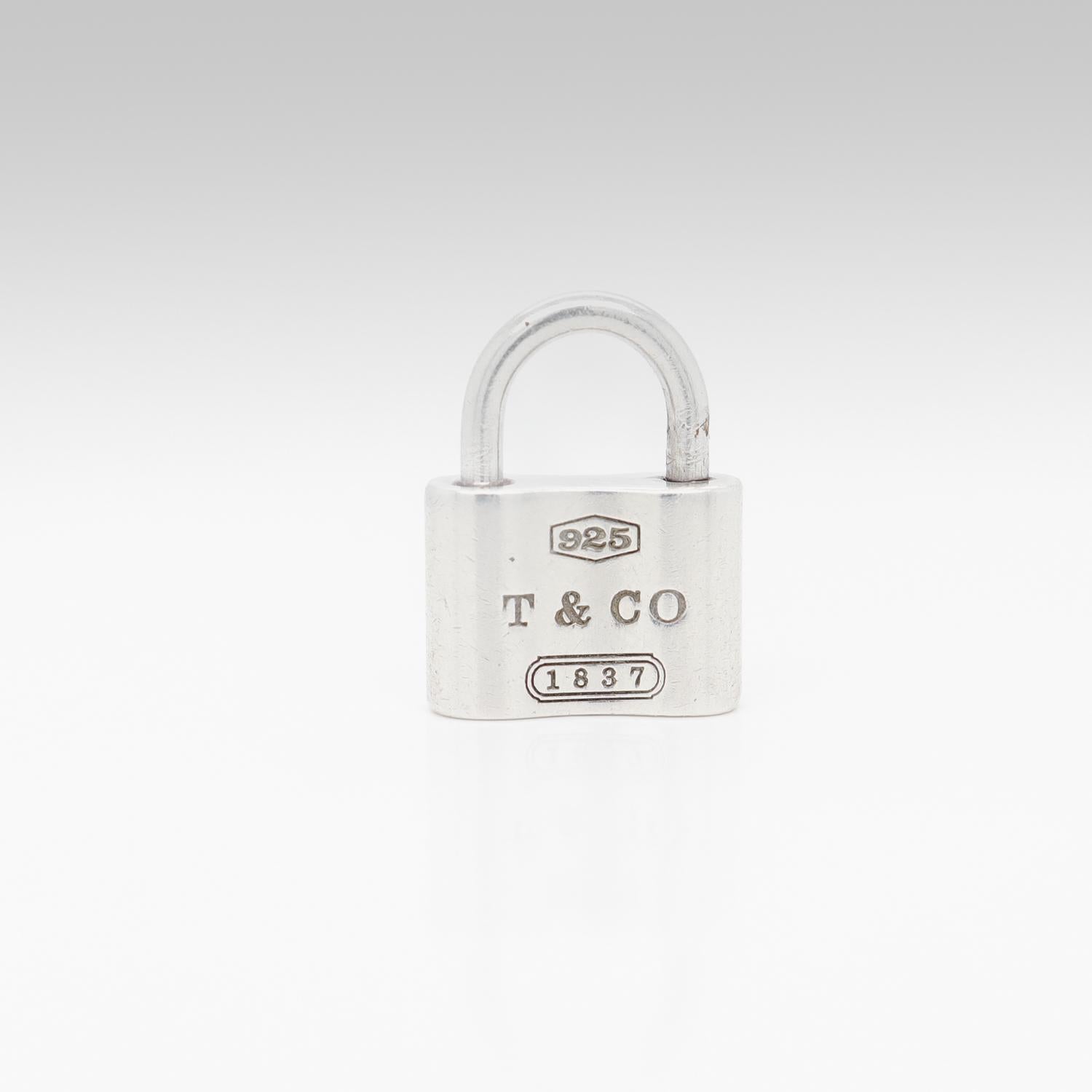 tiffany and co lock charm