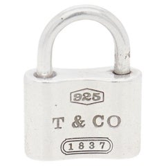 Vintage Tiffany & Co. 1837 Sterlingsilber Padlock oder Schloss Charme / Anhänger, Tiffany & Co.