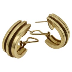 Vintage Tiffany & Co. 18K Gold Atlas Reif-Ohrringe