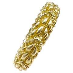 Vintage Tiffany & Co. 18k Gold Band Ring Circa 1980s