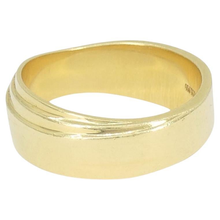 Anillo vintage Tiffany & Co. de oro de 18 quilates, talla 9,75