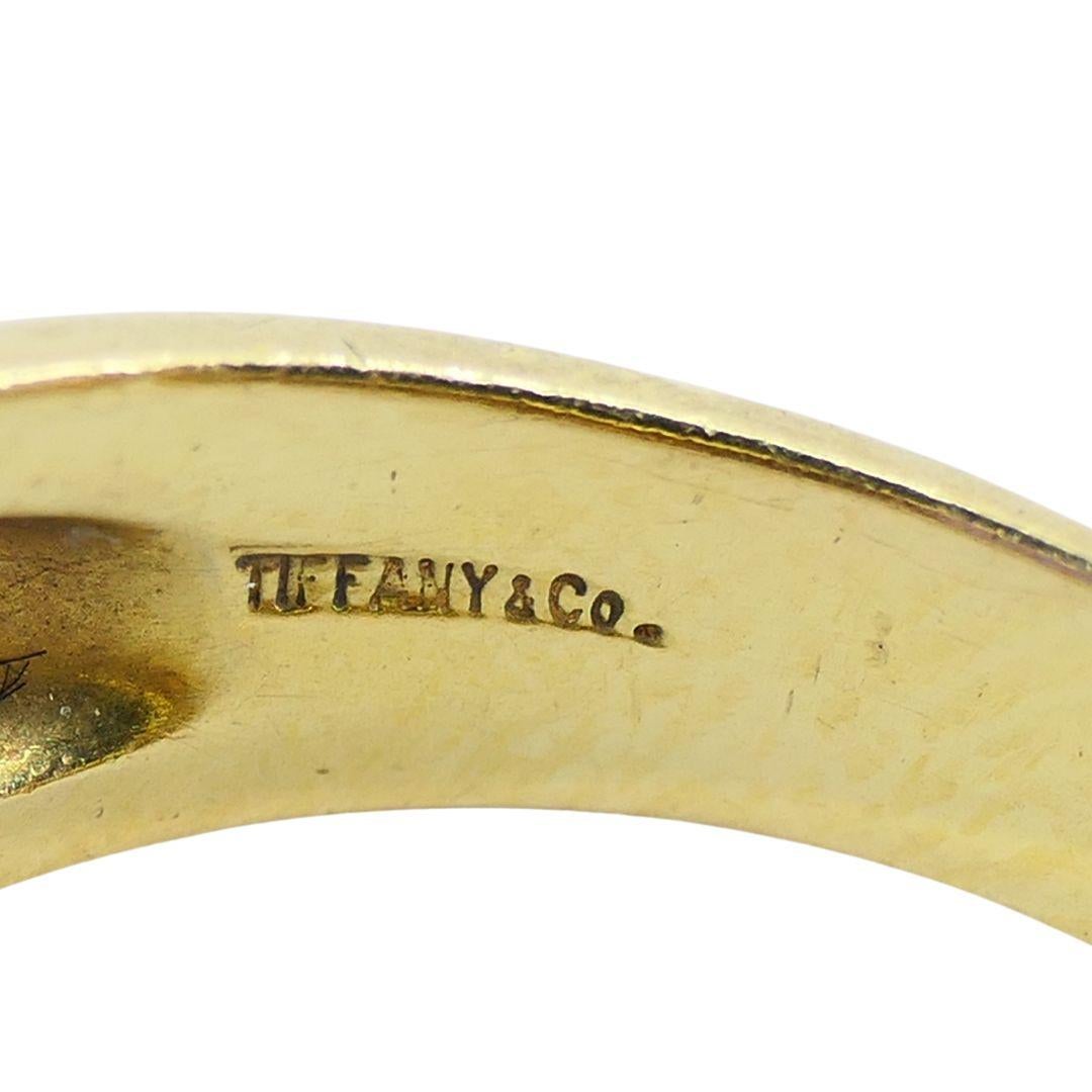 Vintage Tiffany & Co. Anello con ametista cabochon in oro 18k in vendita 5