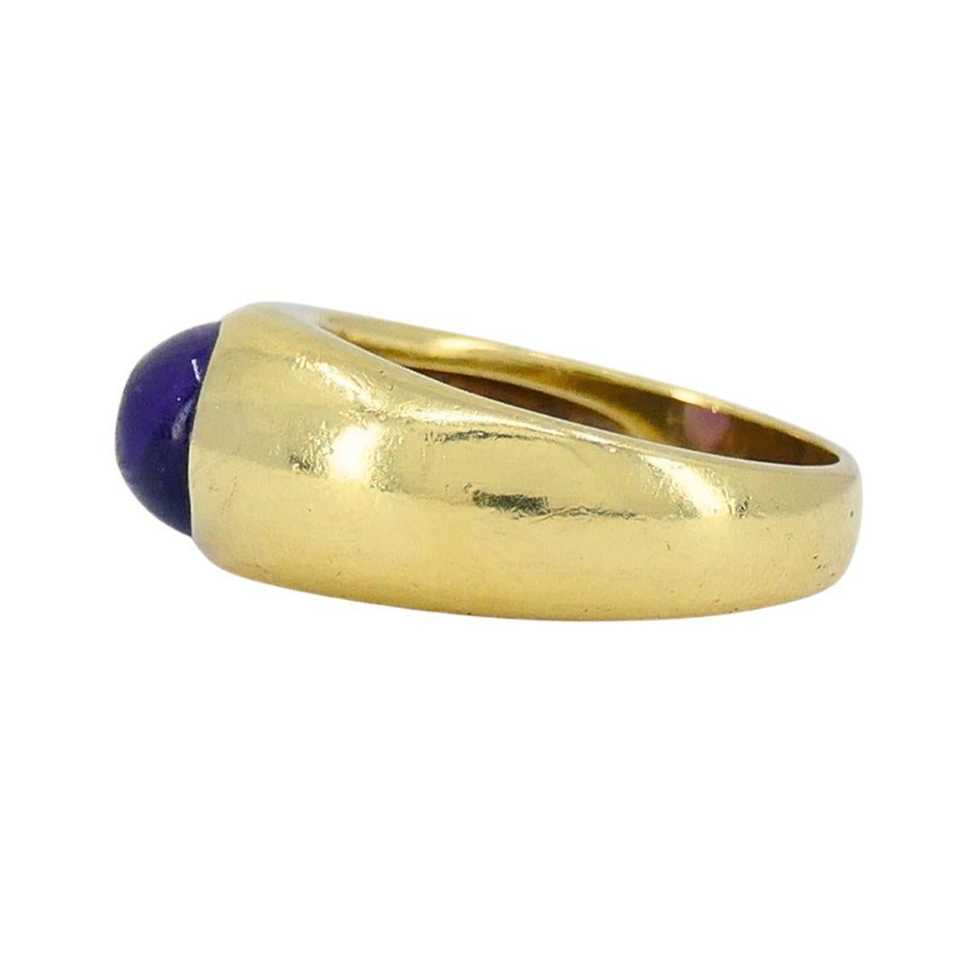 da uomo o donna Vintage Tiffany & Co. Anello con ametista cabochon in oro 18k in vendita