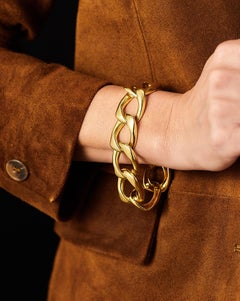 Bracciale vintage A. Link & Co. in oro 18k, 1980 circa.