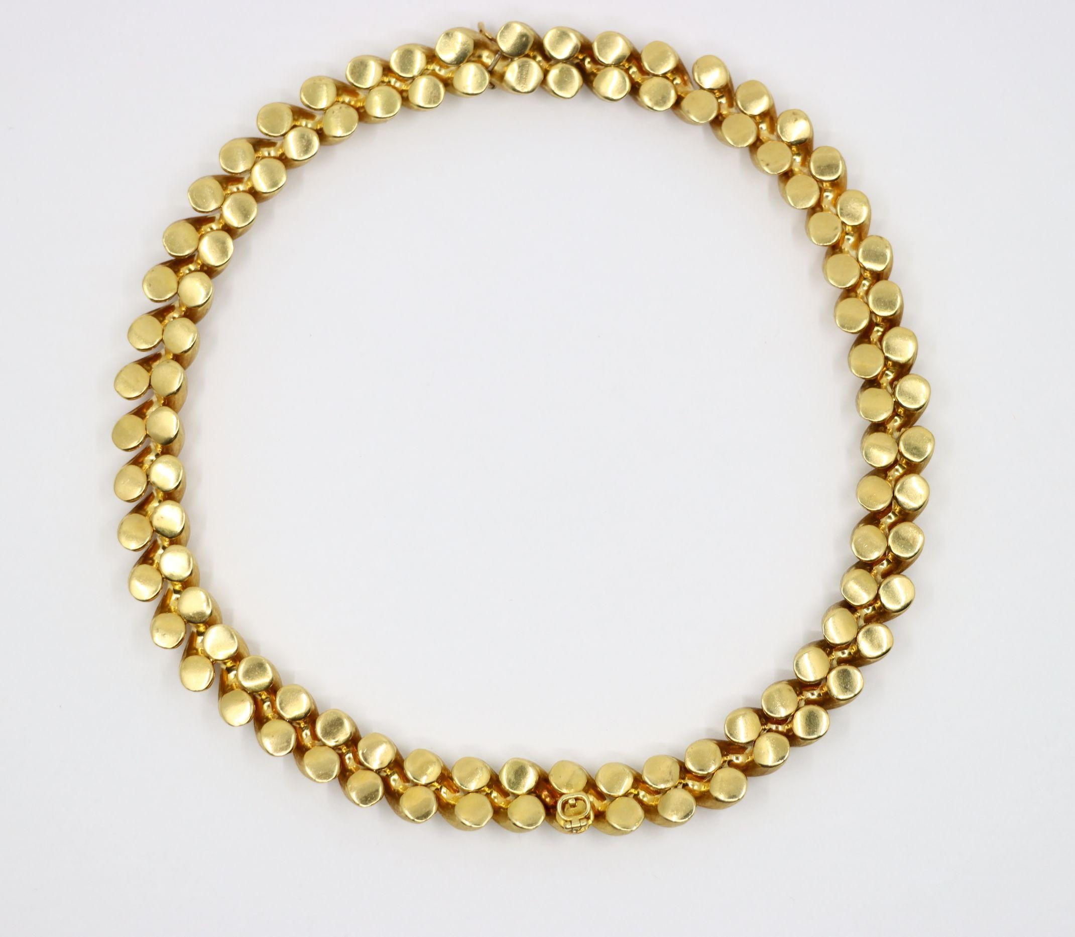 Vintage Tiffany & Co. Collana a catena San Marco in oro 18 carati in vendita 2