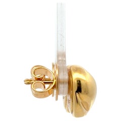 Vintage Tiffany & Co. 18K Gold Sculpted Dome Earrings 13.23 Grams Circa 1999