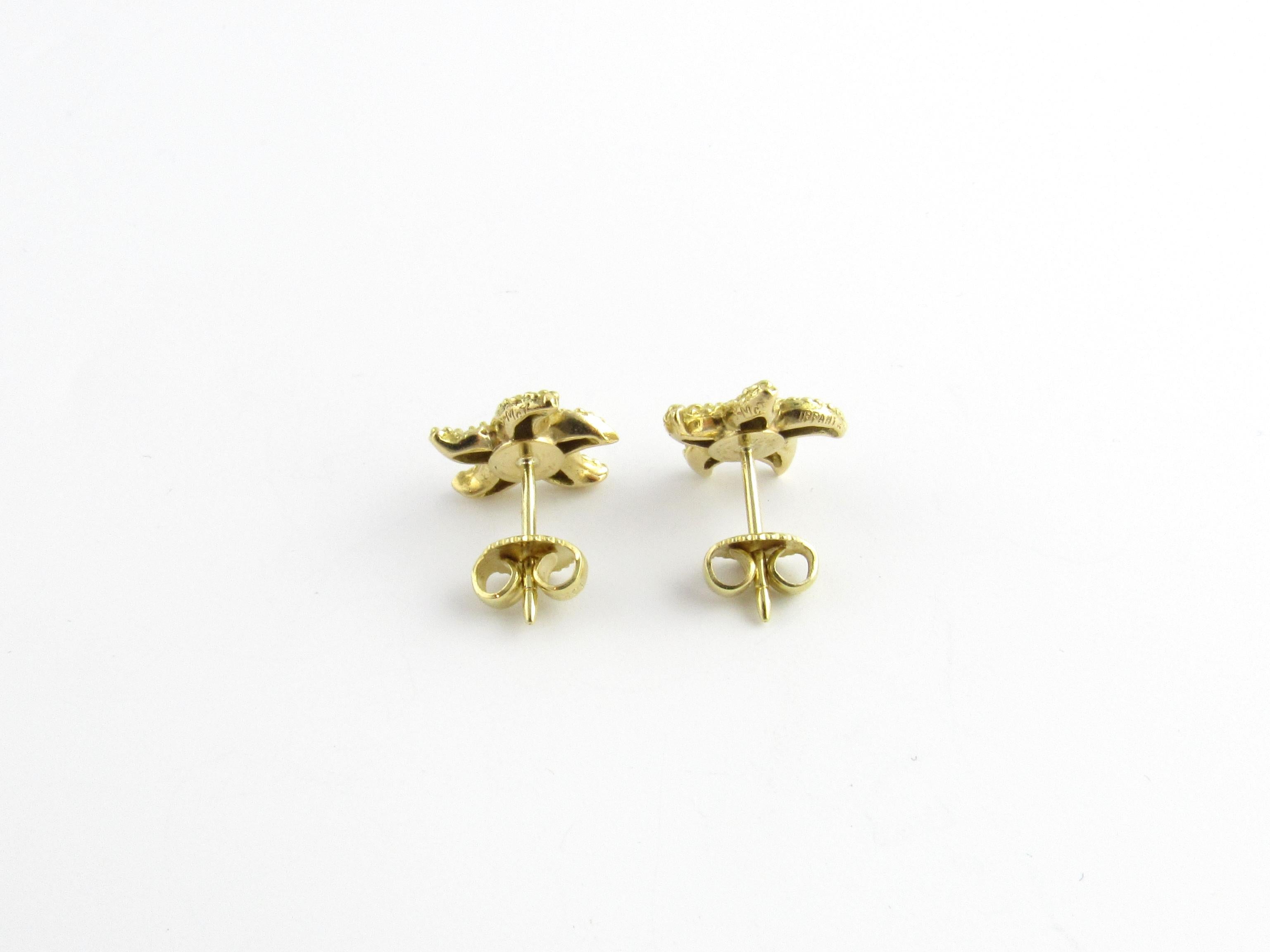 tiffany starfish earrings gold