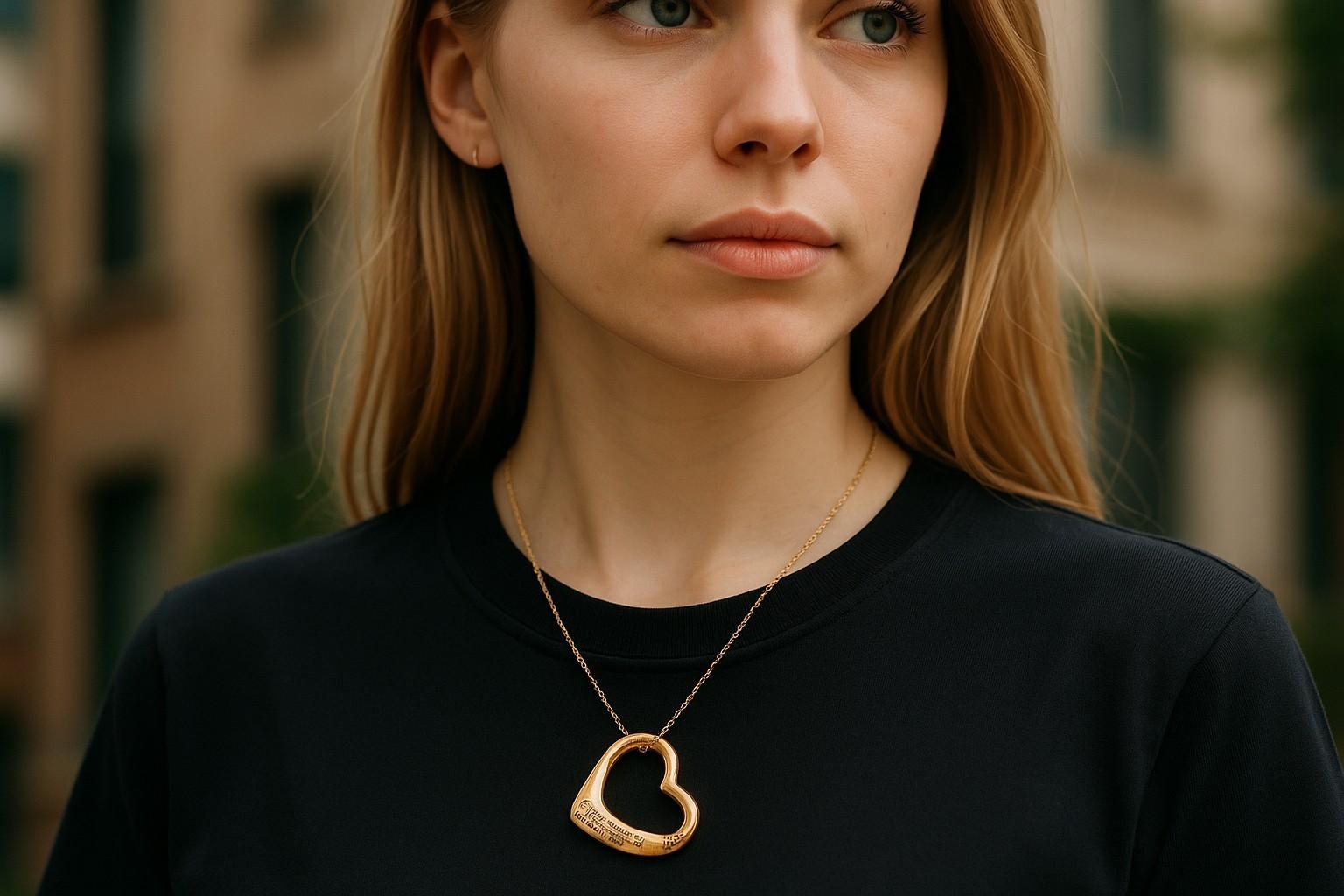Un symbole intemporel d'amour et d'Elegance
Ajoutez une touche de sophistication classique à votre collection avec cette collection Vintage Tiffany & Co. Collier à pendentifs en forme de cœur, méticuleusement réalisé en or jaune 18 carats. Réputée