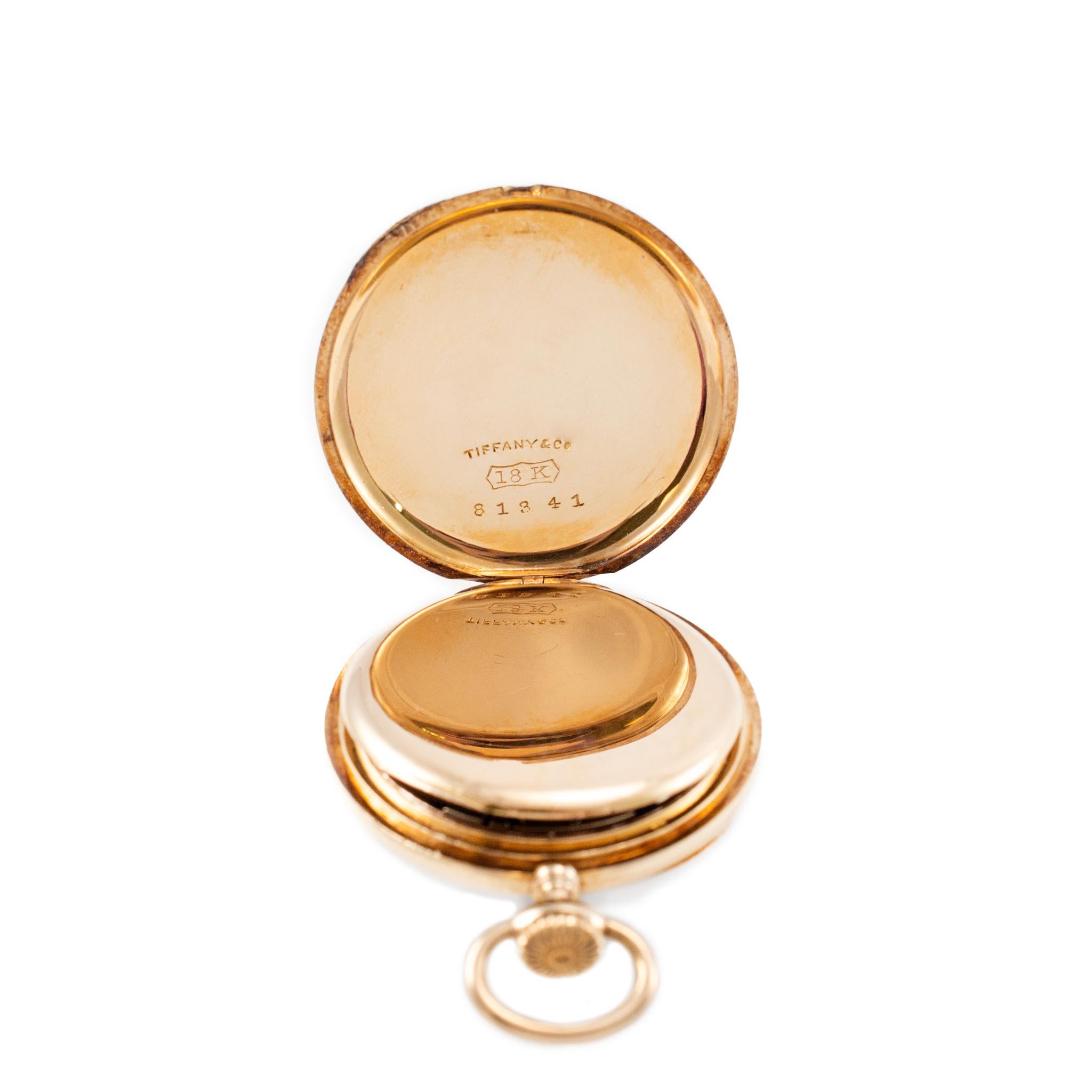 Vintage Tiffany & Co. 18 Karat Gelbgold-Taschenuhr, Vintage für Damen oder Herren