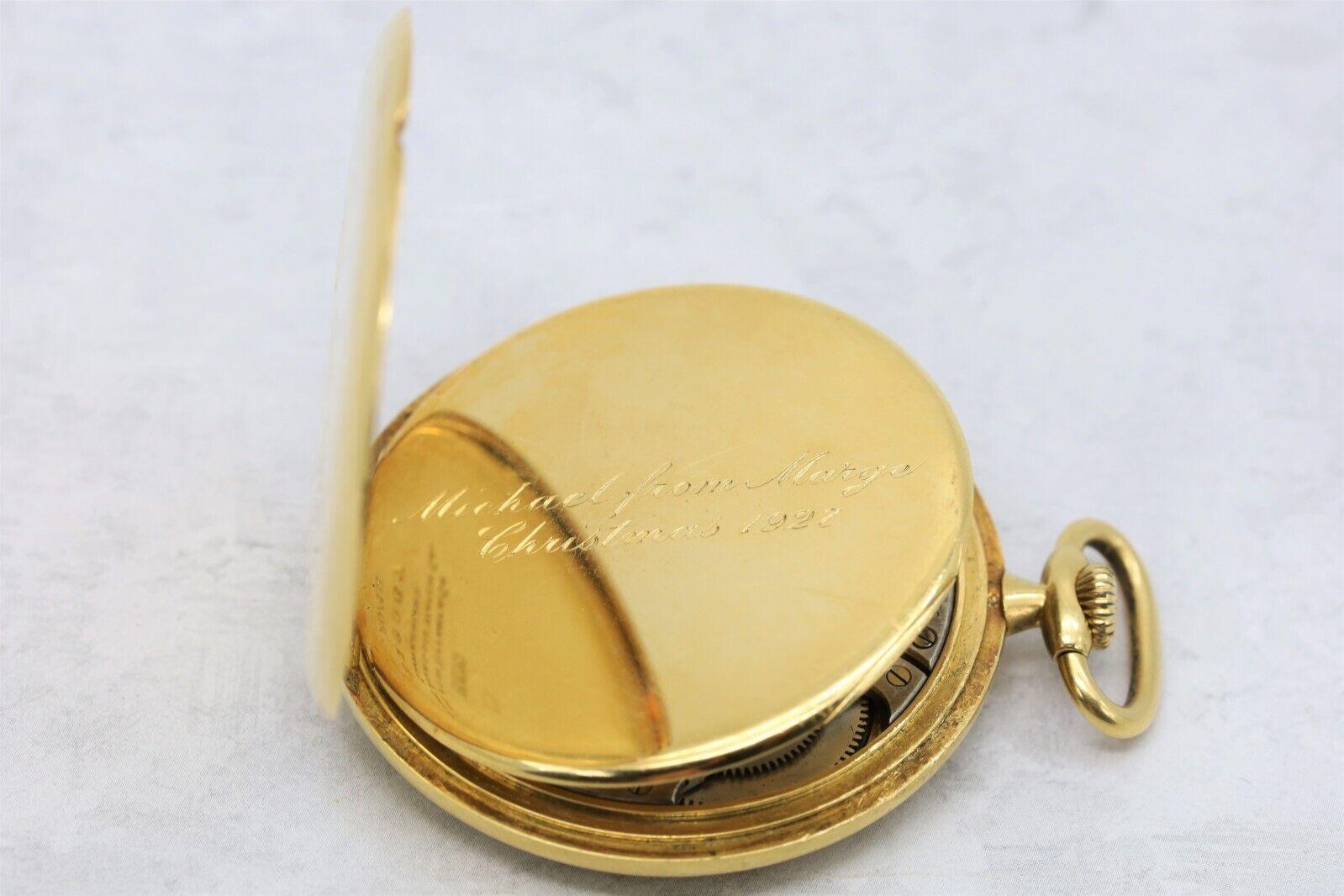 Tiffany & Co. Montre de poche vintage en or jaune 18 carats Unisexe en vente