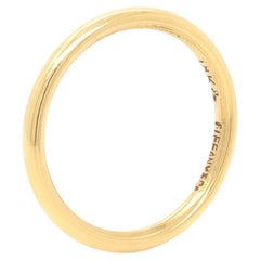 Vintage Tiffany & Co. 18K Yellow Gold Round Band Ring