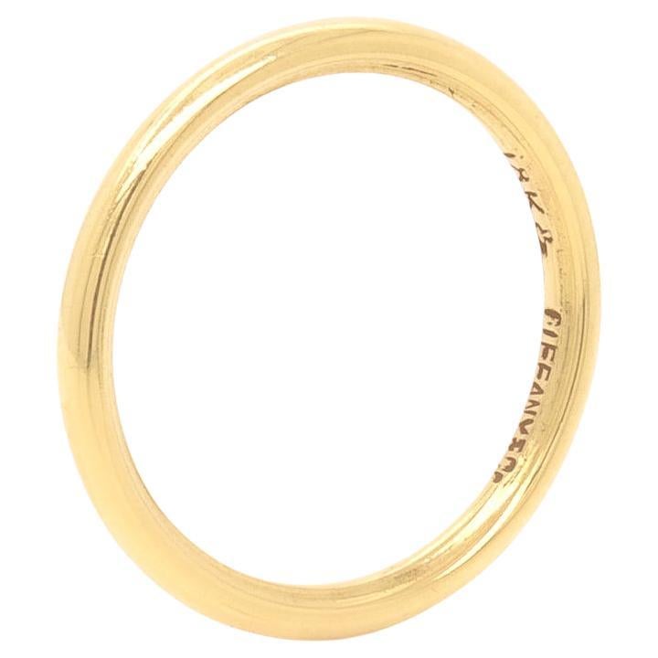 Vintage Tiffany & Co. 18K Yellow Gold Round Band Ring