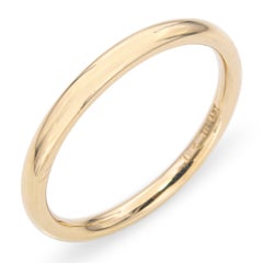 Vintage Tiffany & Co. Alliance en or jaune 18k