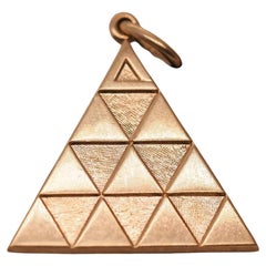 Vintage Tiffany & Co “1989” Triangle Shape Pendant