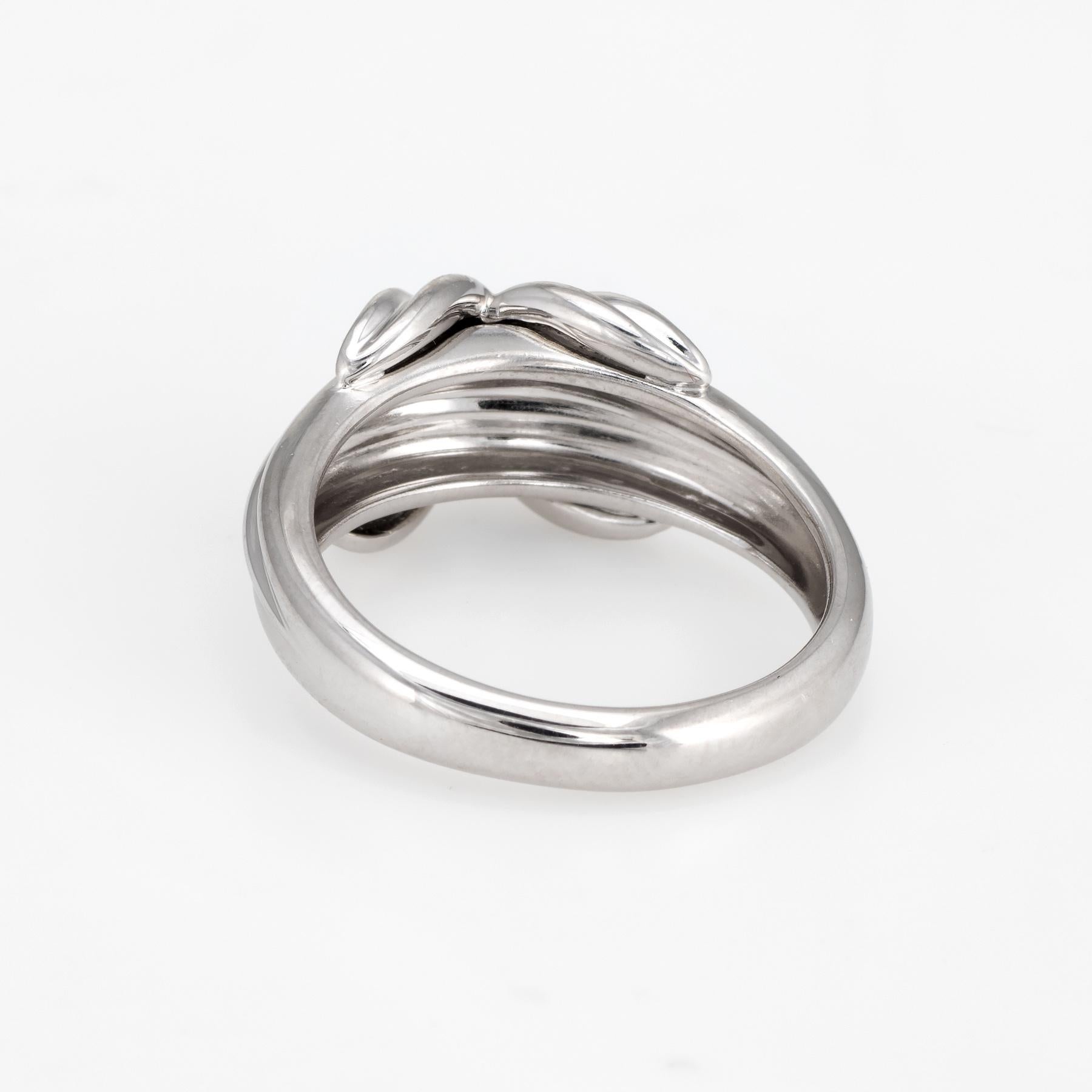 tiffany silver knot ring