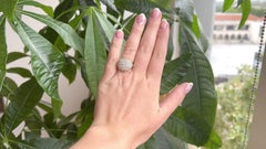 Vintage Tiffany & Co. 4.80 Carats Diamonds 18 Karat Gold Bombe Ring