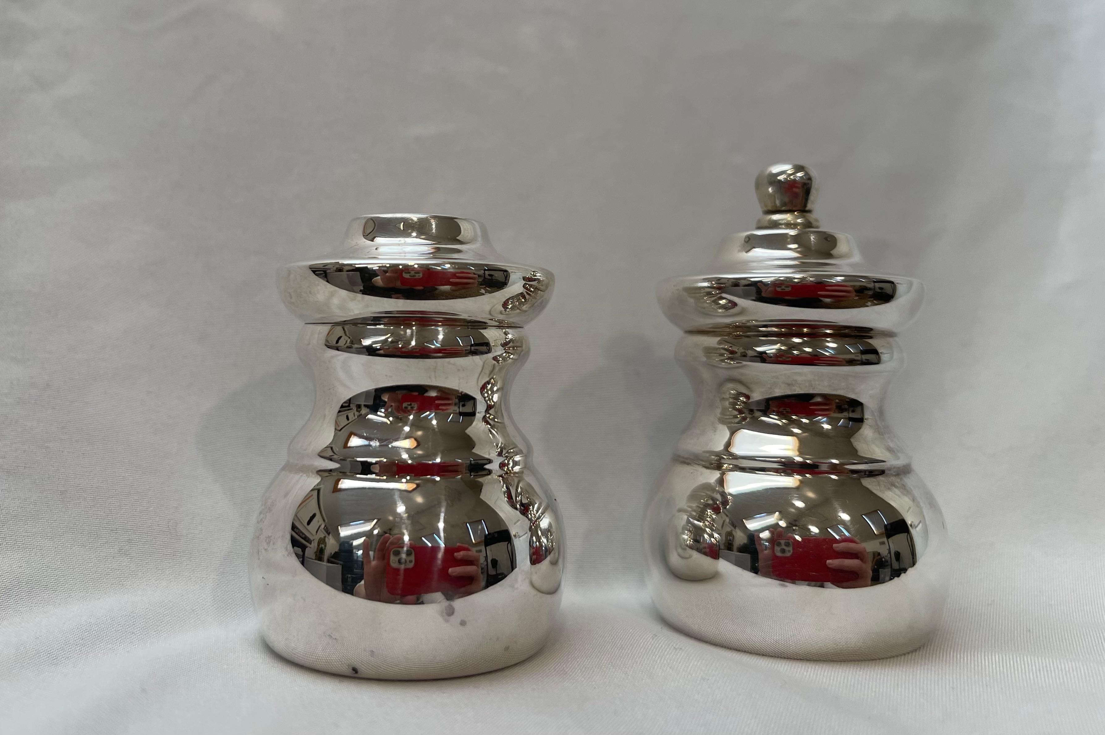 Vintage Tiffany & Co. 925 Sterling 2 Silver Salt & Pepper Shaker Set 174 Gm 4