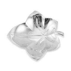 Vintage Tiffany & Co. 925 Sterling Silver 23159 Leaf Side Dish